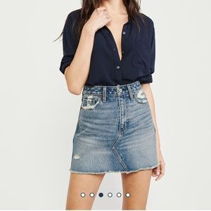 Abercrombie & Fitch NWOT denim mini skirt